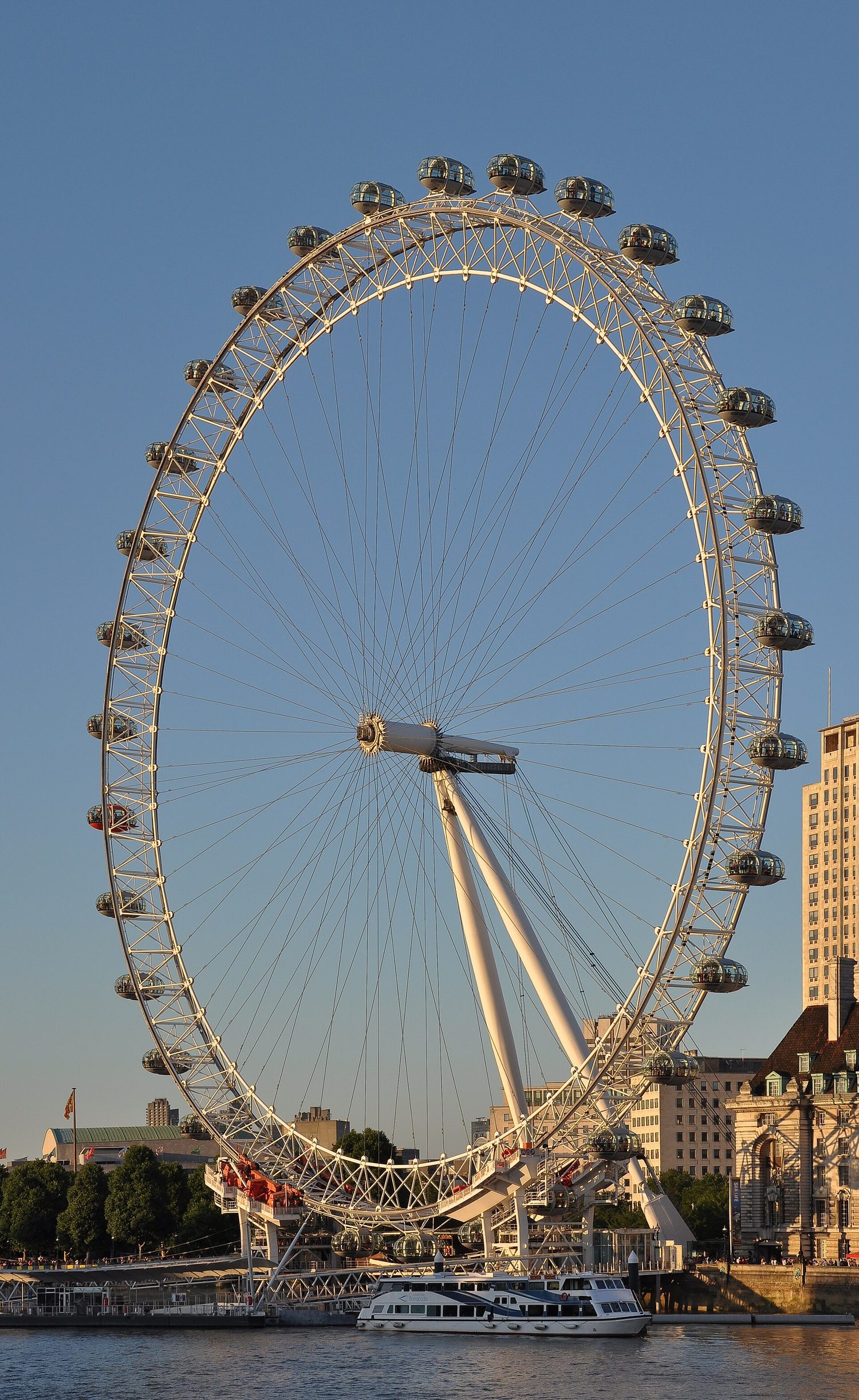 A Ferris wheel: a point on the rim moves up and down like a sine curve