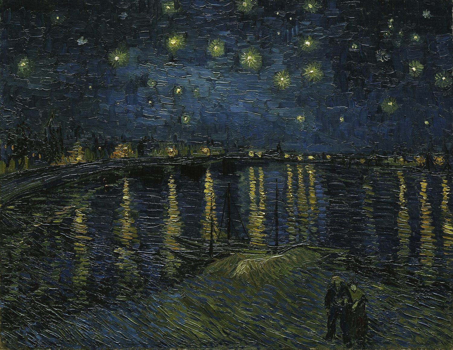 Van Gogh's Starry Night: expressive line, colour, and rhythm as 2-D skills