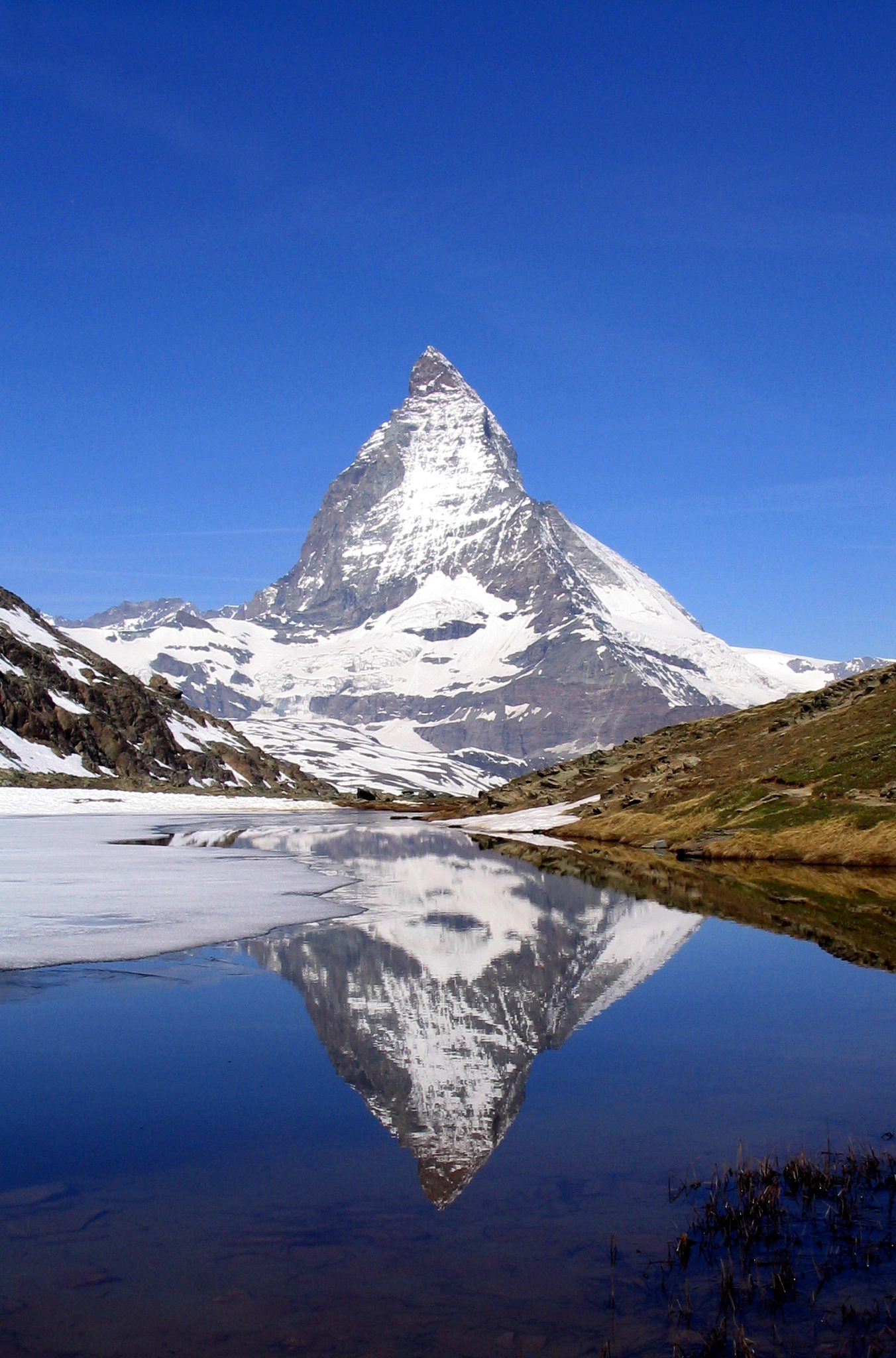 A mountain peak: extrema and critical points mark highest and lowest values