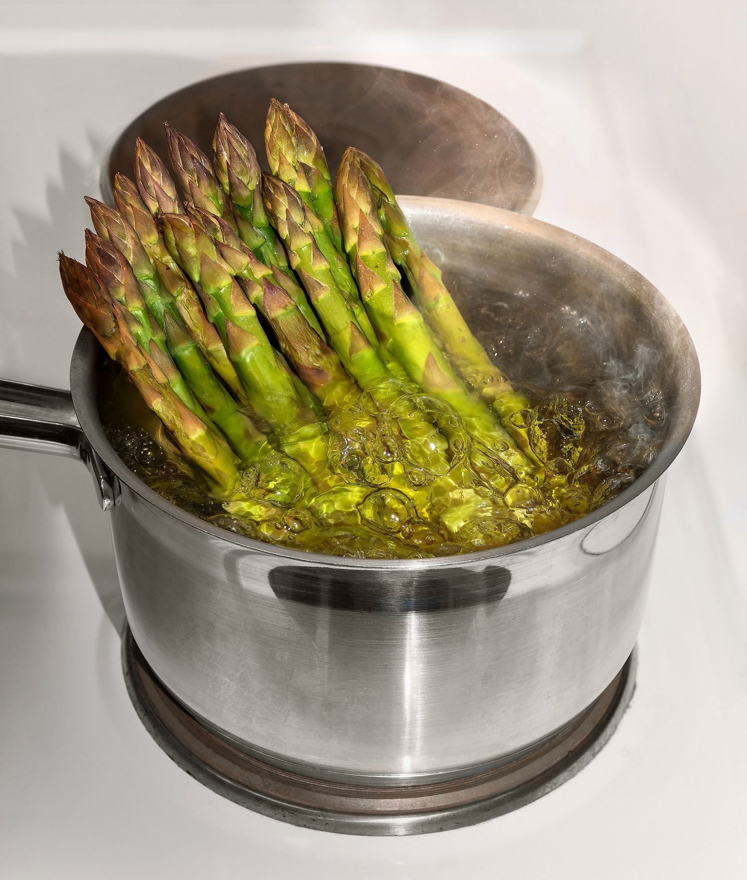 Steam from boiling water: phase changes absorb or release energy at constant temperature