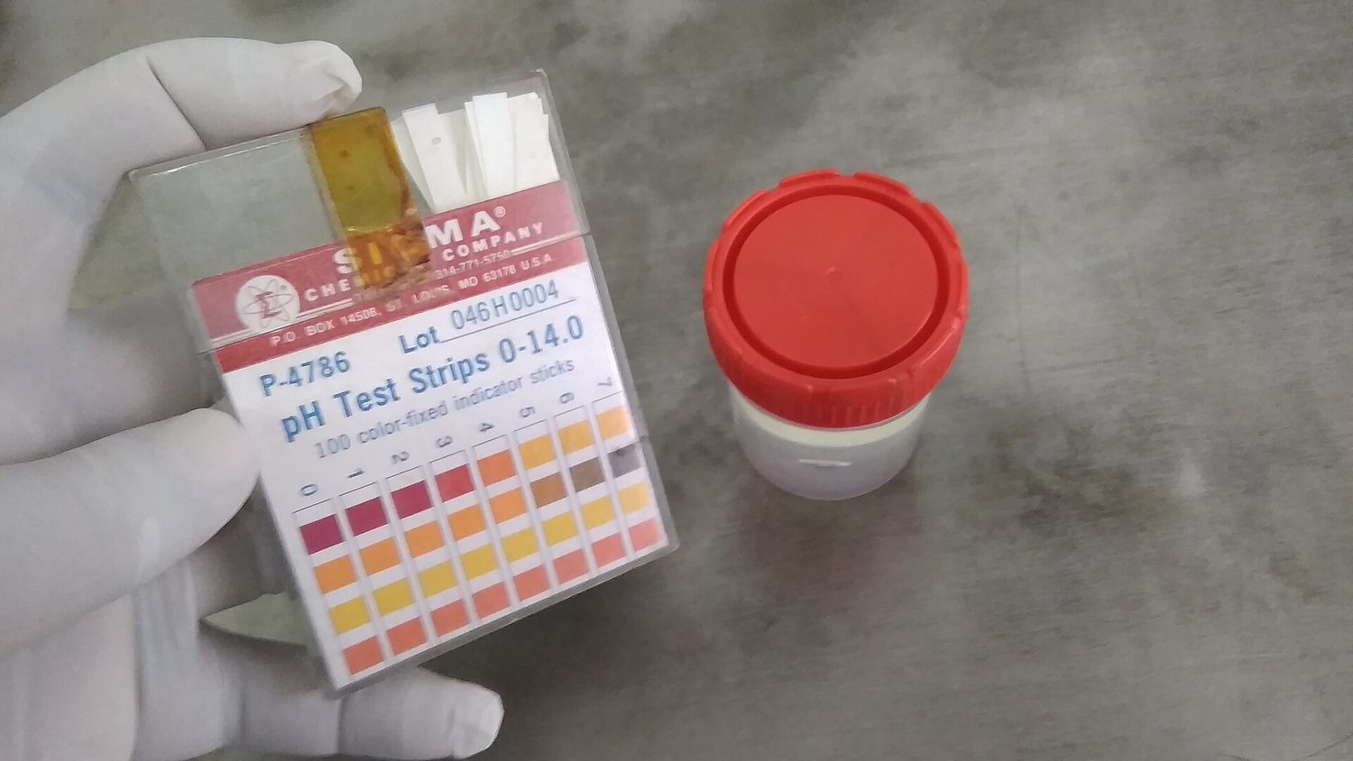 pH strips: water autoionizes so pure water is pH 7; acids and bases shift H+ and OH-