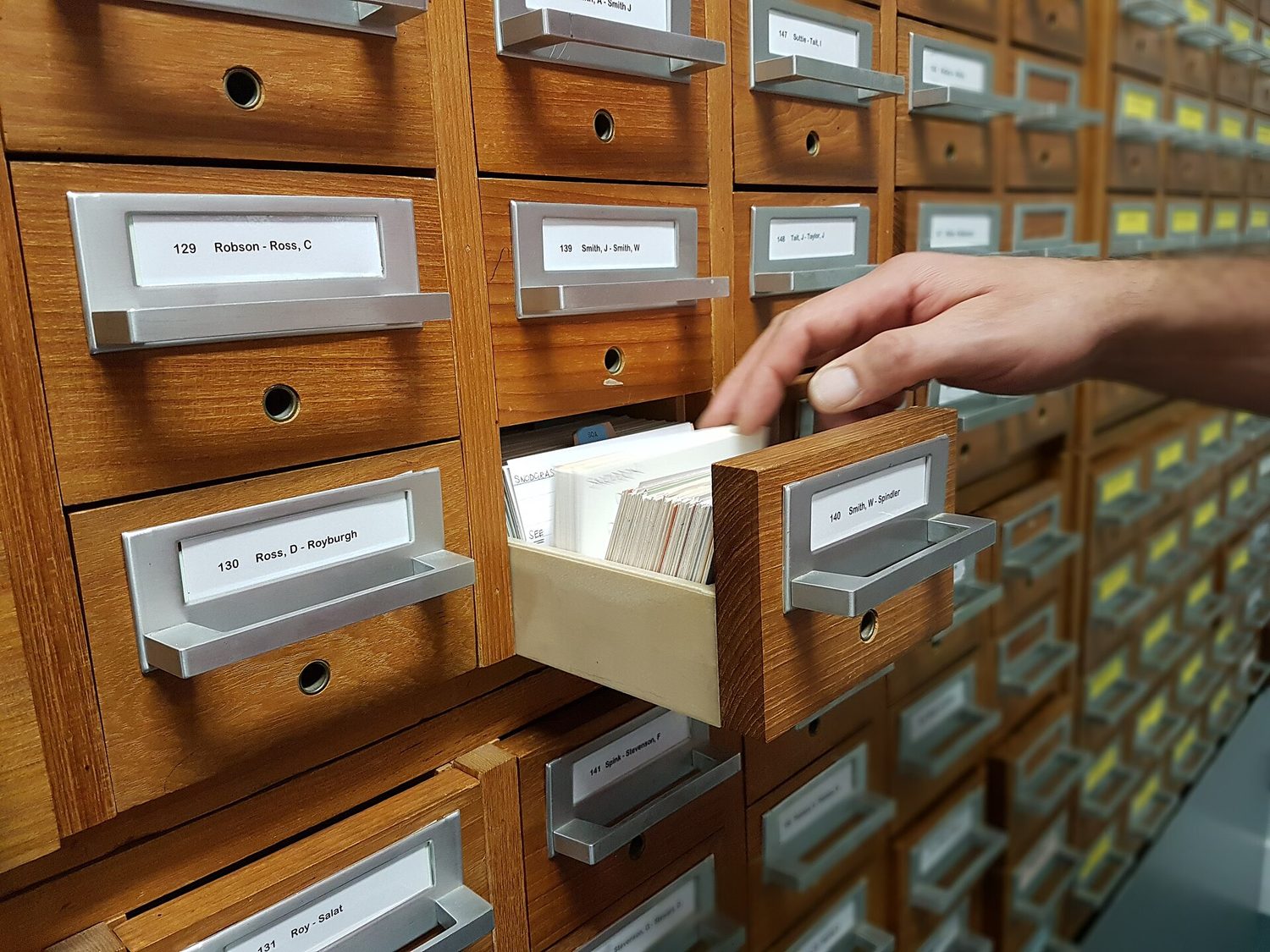 A filing cabinet: collections store many values under one name so algorithms can process them