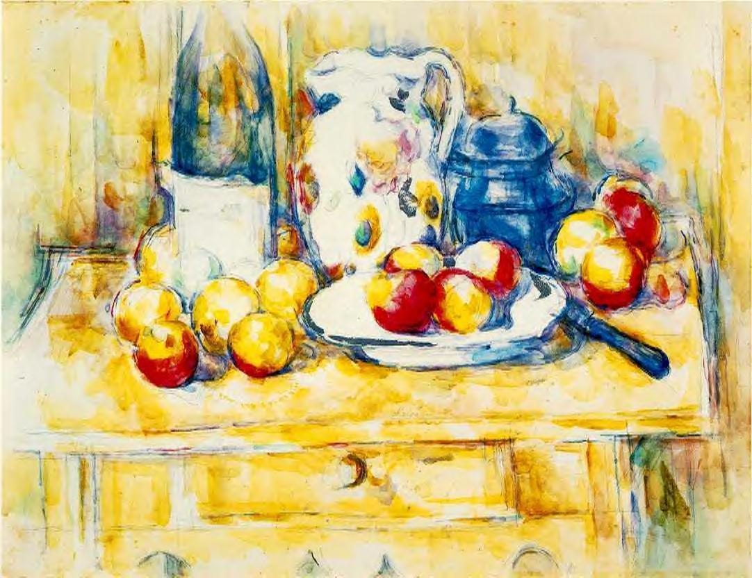 Cézanne still life: materials, processes, and ideas synthesise in composition and mark