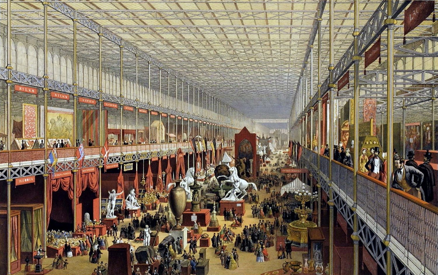 The Crystal Palace, 1851 - iron and glass at a scale only industrial production made possible