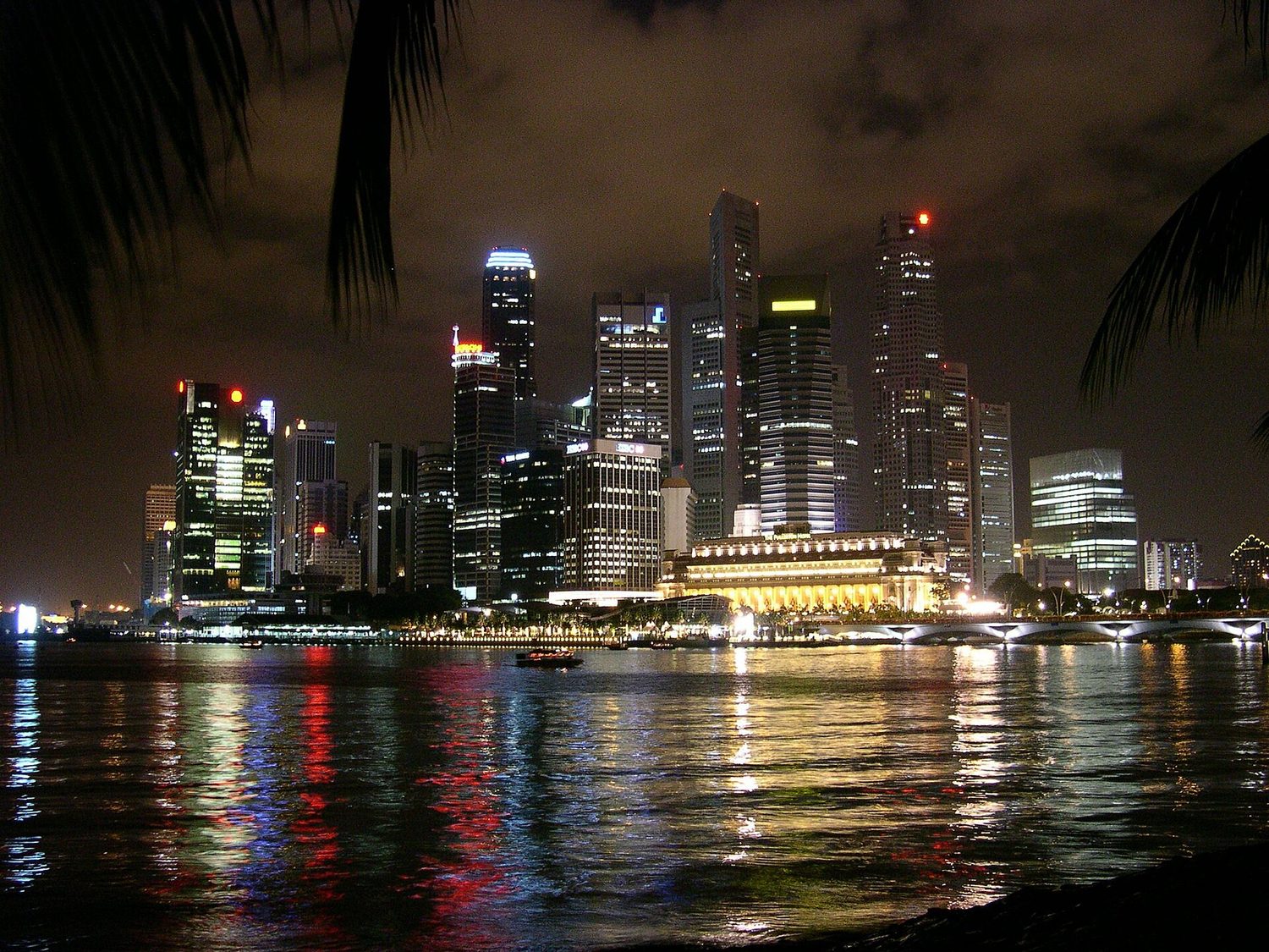 A city skyline: national output and aggregate demand reflect economy-wide spending