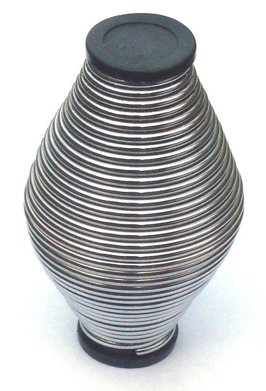 A spring under load: Hooke's law F = −kx is the restoring force that produces SHM