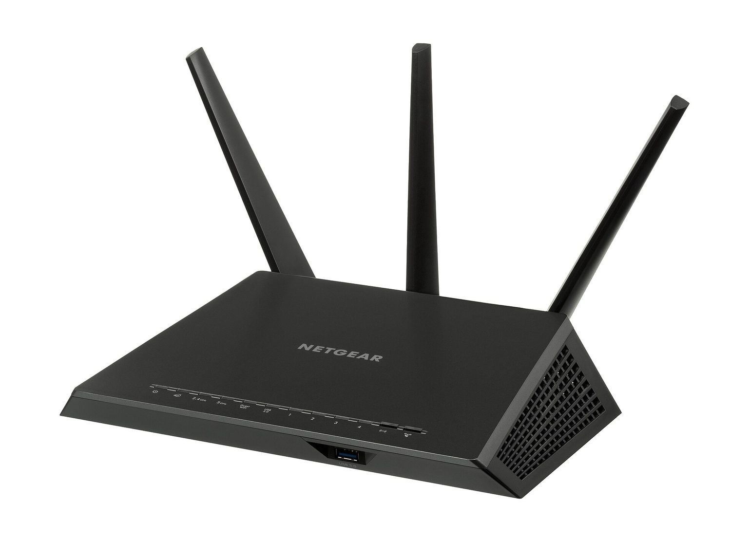 A Wi-Fi router: network hardware forwards packets between devices and the wider Internet