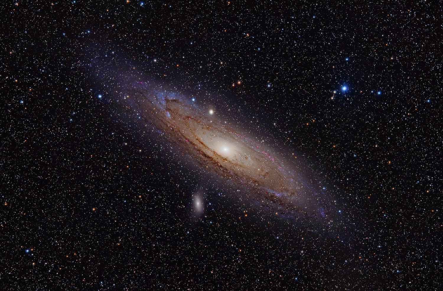 The Andromeda galaxy
