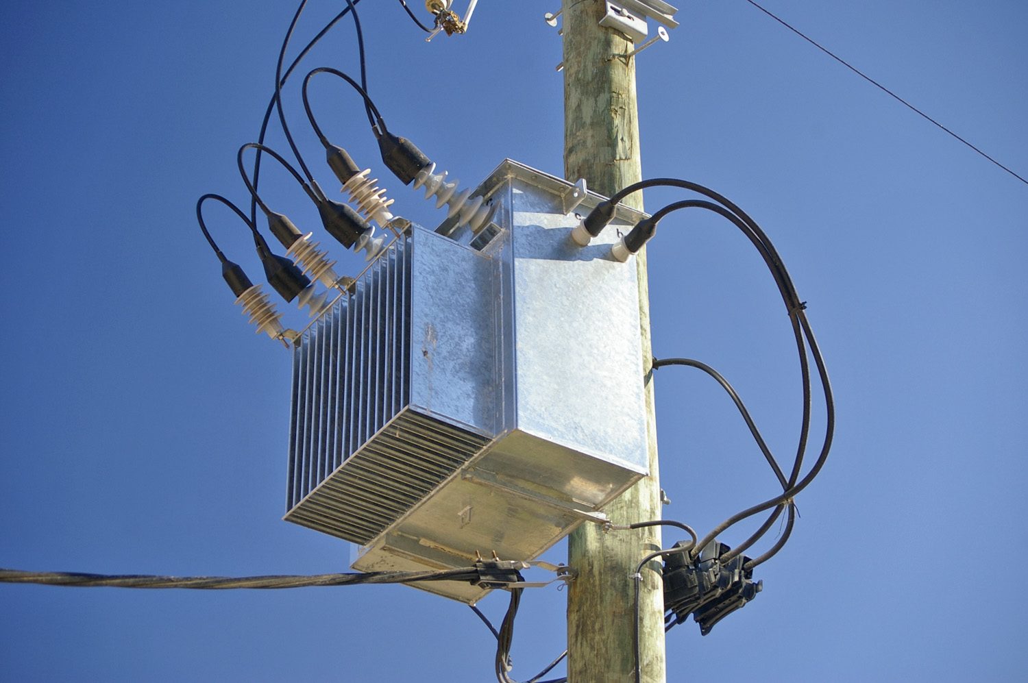 A real transformer changes the voltage of an a.c. supply